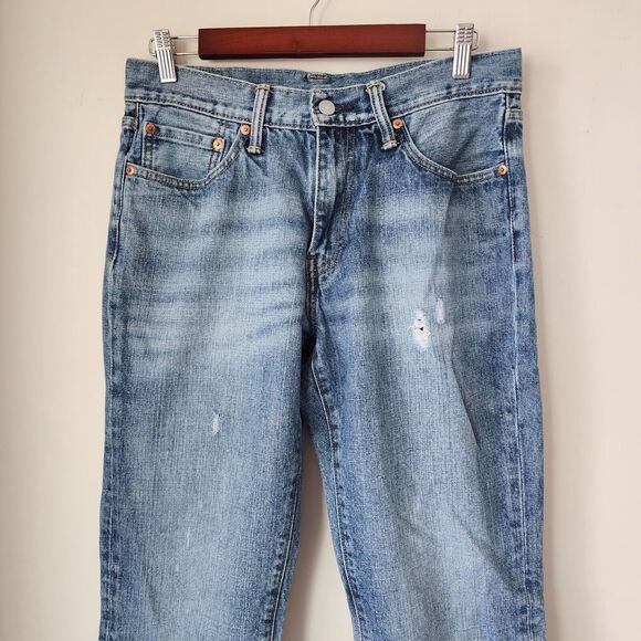 Levi 541 W32 L34 Men's Blue Jeans 100% Cotton Medium Wash Denim Pants - Picture 2 of 11